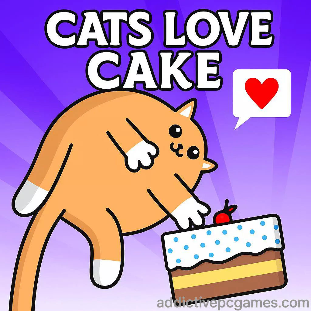 Los gatos aman el pastel icon image